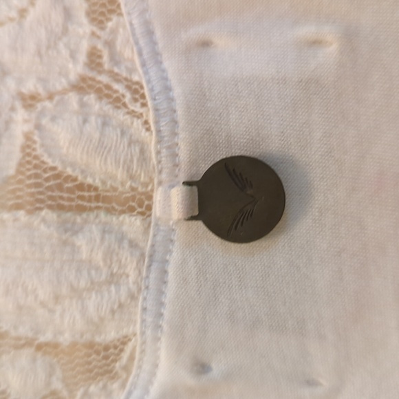 Rapsodia Racerback Tank with Lace, Size S - Picture 6 of 7